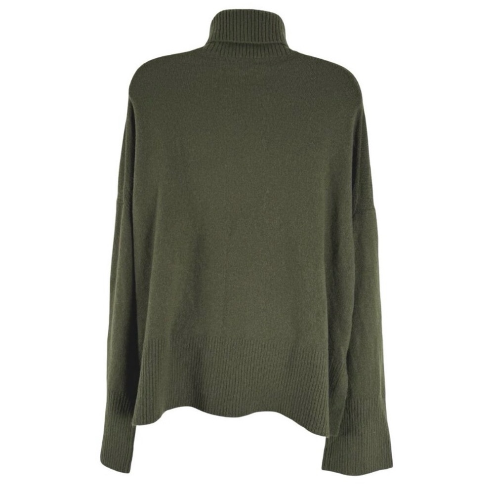 NWT! J. Crew Turtleneck Sweater in Supersoft Yarn Women’s XL Green